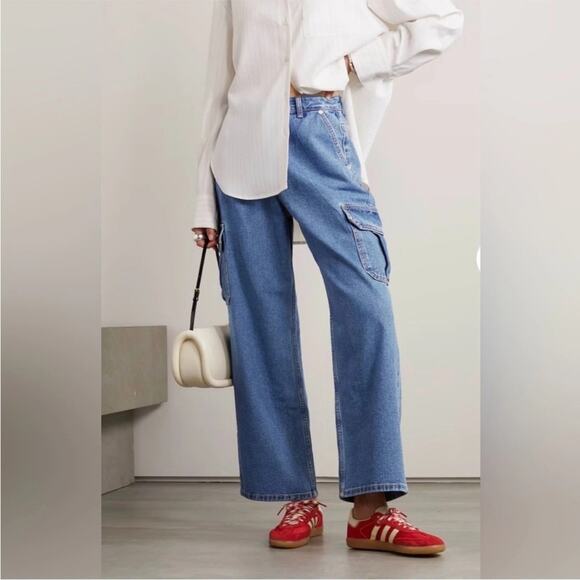 The Frankie Shop Denim - The Frankie Shop Kai Cargo Jeans